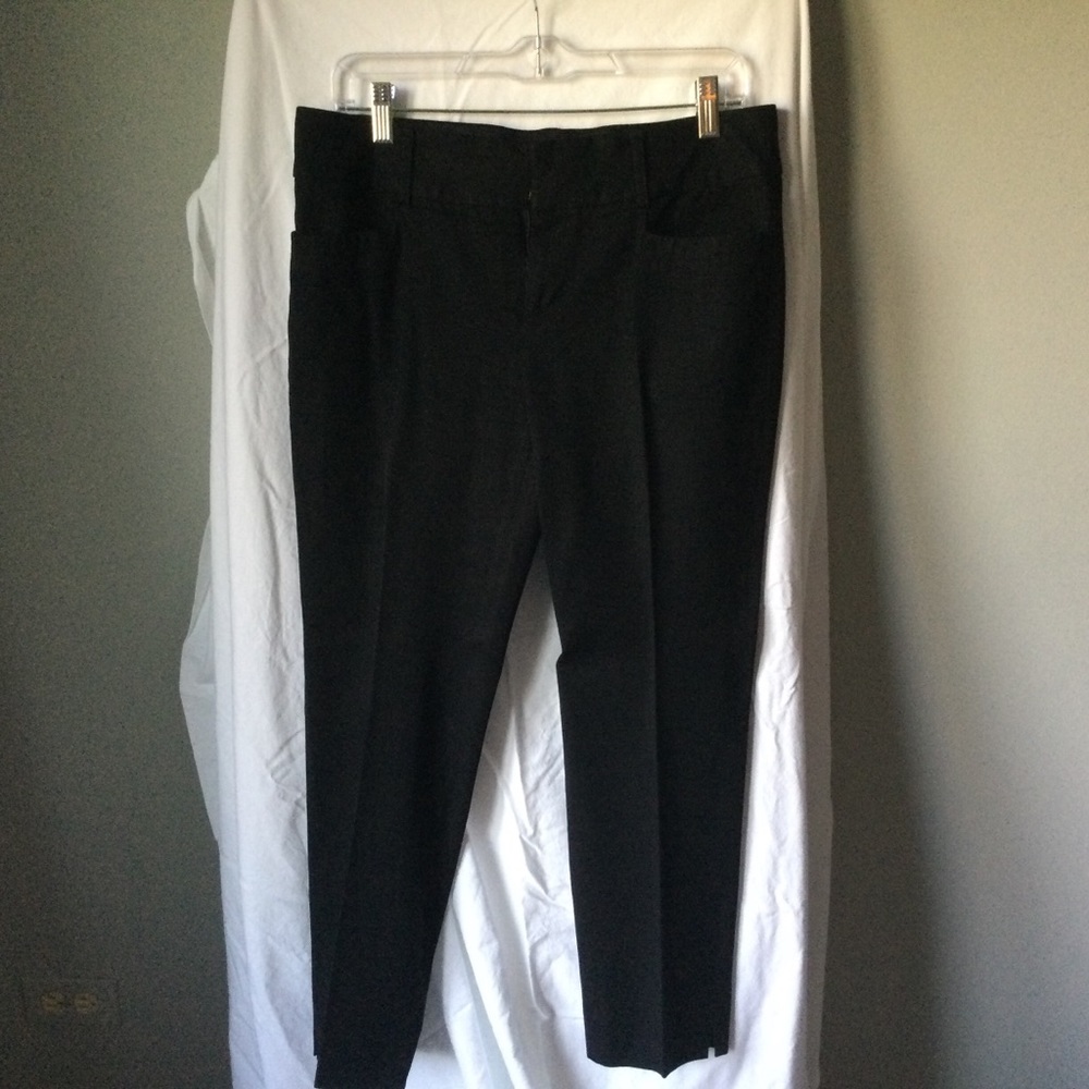 Loft Marisa Straight Black Pants
